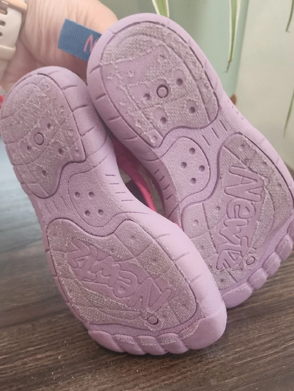 Girls' Pink & Purple Mermaid Water Shoes - Slip-On Swim Shoes